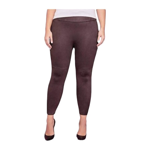 Lane Bryant Faux Suede Leggings Size 14/16 - Picture 12 of 13